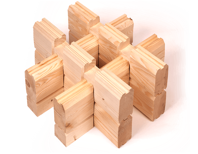 Мини-брус 45мм двойной